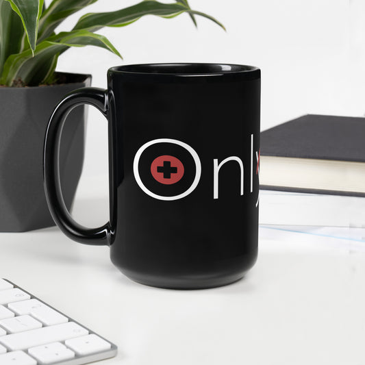 Only Heals Mug Black